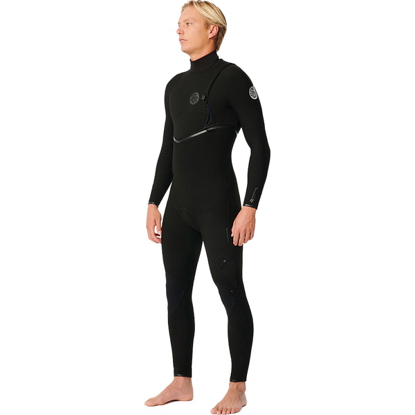 2025 Rip Curl Männer Flashbomb Pro 4/3mm Zip-frei Neoprenanzug 14NMFS - Black